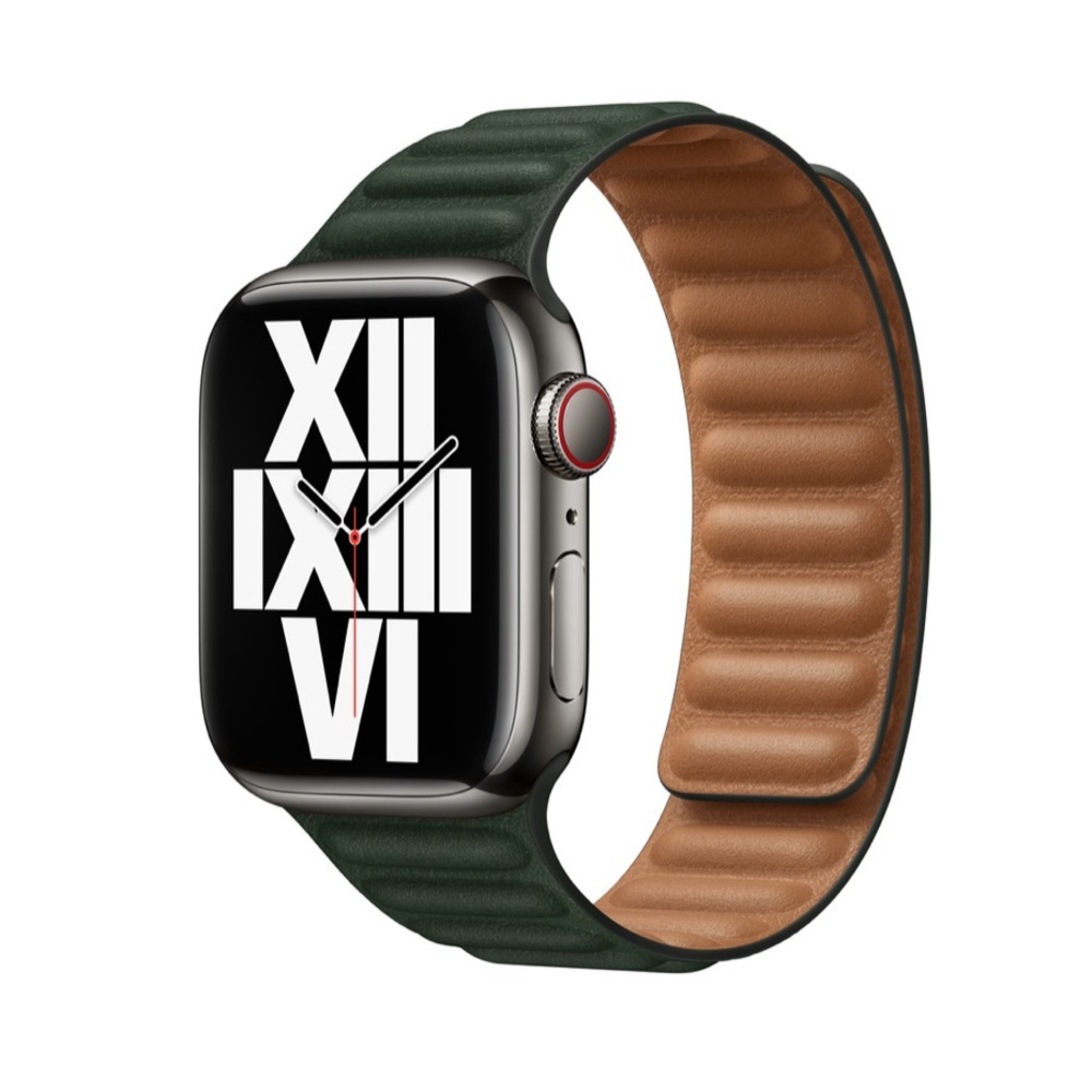 New in box! Apple 🍎 Watch 41mm Sequoia Green Leather Link - M/L